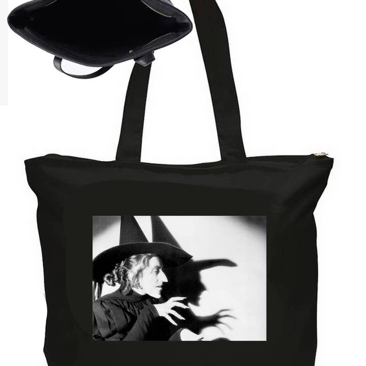 BMS BIZ - Wholesale Tote Bag - Women's - Wizard of Oz Witch Large New Zipper Tote Bag 5 Colors