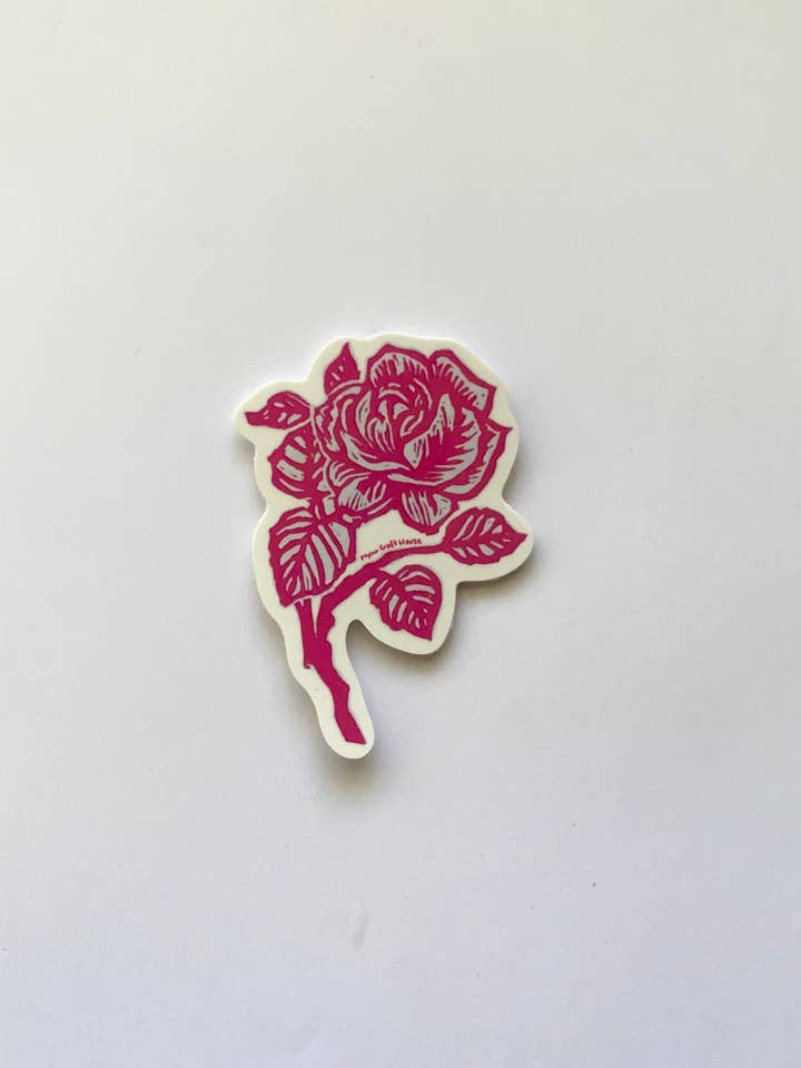 La Rosa Sticker for wholesale by Flynn Craft House