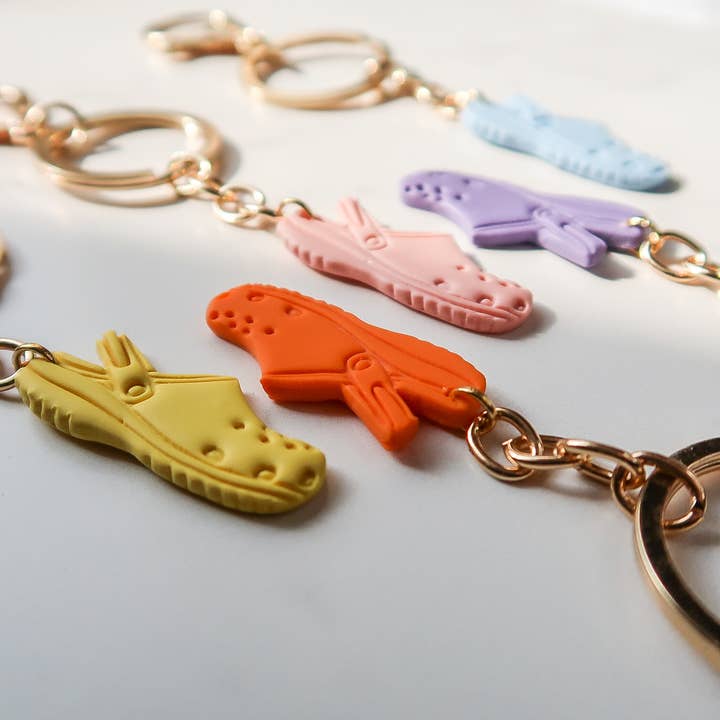 Lily Ann Clay Designs - Wholesale Keychain – Women's - Croc Keychain Handmade with Polymer Clay5