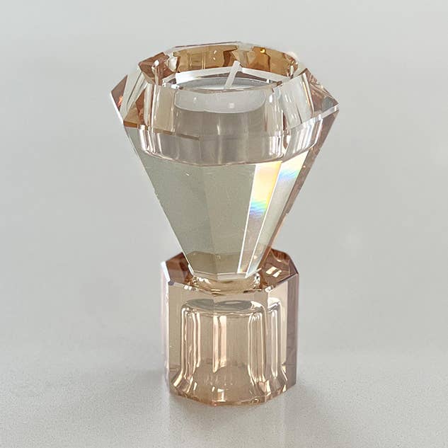 Double Ended Crystal Candlestick for wholesale by Boker-Tov Shalom