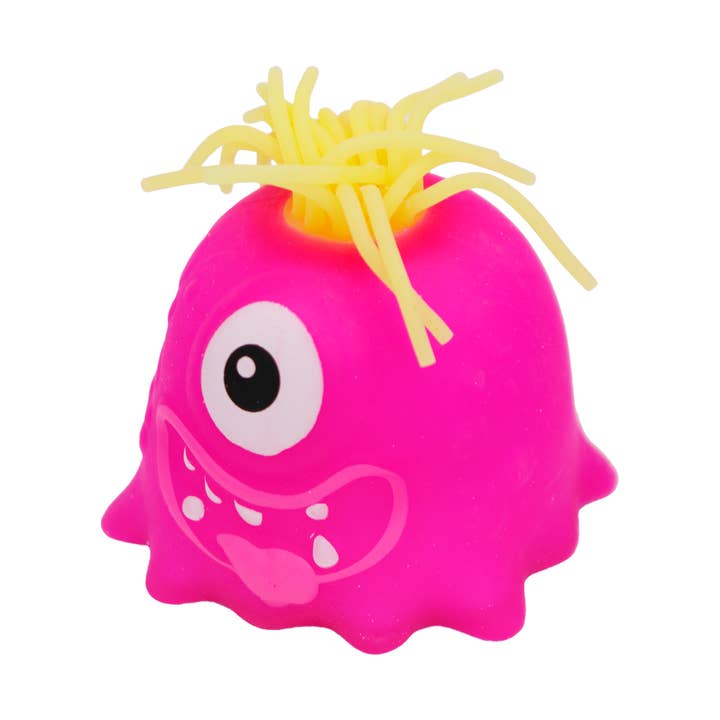 Cap Zone - Wholesale Squishy Toy - Kids & Baby - Noodle Hair Monster Fluffy Slime Filled Squishy