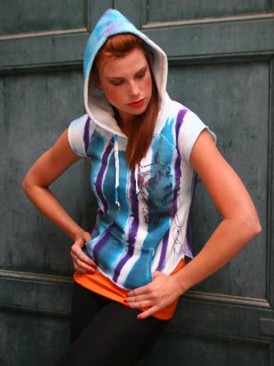 K9 Paint Stroke Hoody for wholesale by Tristan and Hannah