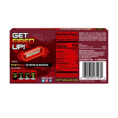 I Got Your Candy – wholesale Boiled sweets – Hot Tamales Fierce Cinnamon 5oz - 12ct