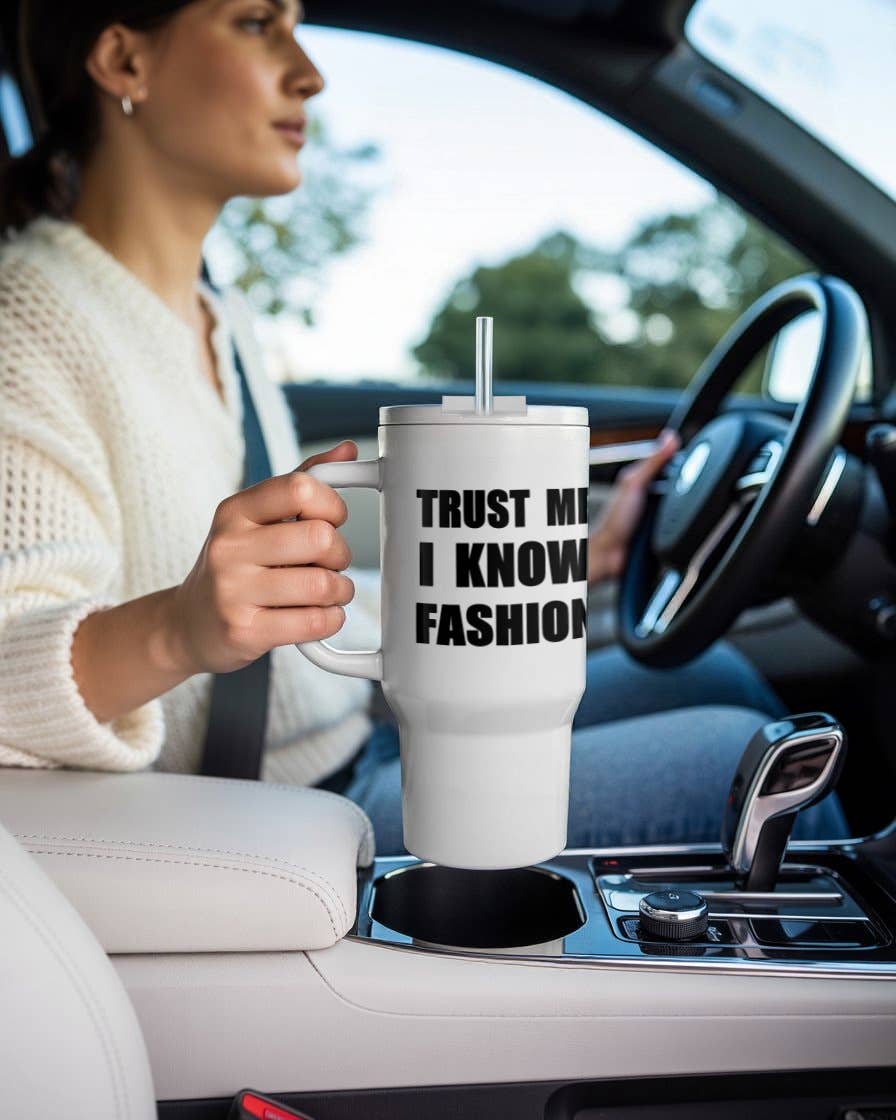 3dRose - Venta al por mayor Vaso termo - 3dRose, Confía en mí, sé de moda - humor divertido de fashionista y diseñador - gracioso, Vaso térmico9