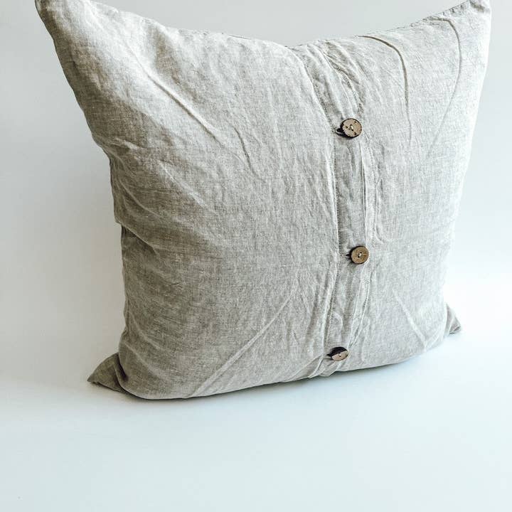 Mama and Tochter - Wholesale Throw pillow cover - Linen Cushion - Natural1