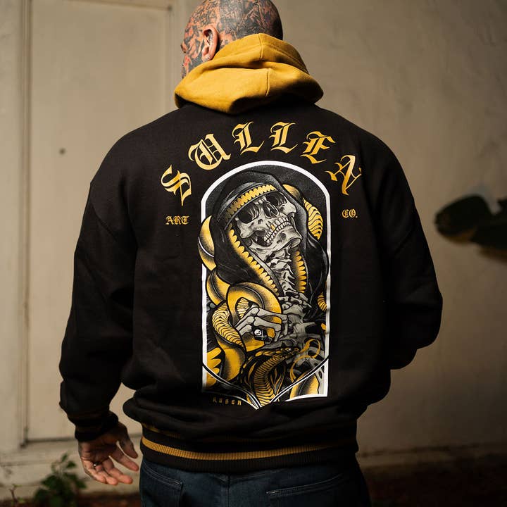 Ruben Banez Zip Up Fleece for wholesale by Sullen Clothing