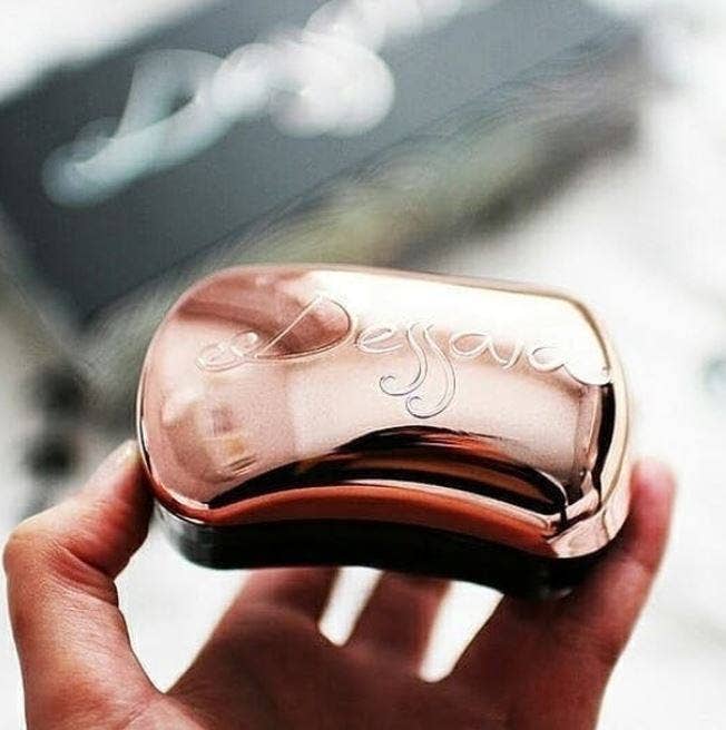 Dessata - Wholesale Hair Brush/Comb - Dessata detangling hairbrush (travel size) - METAL ROSE GOLD4