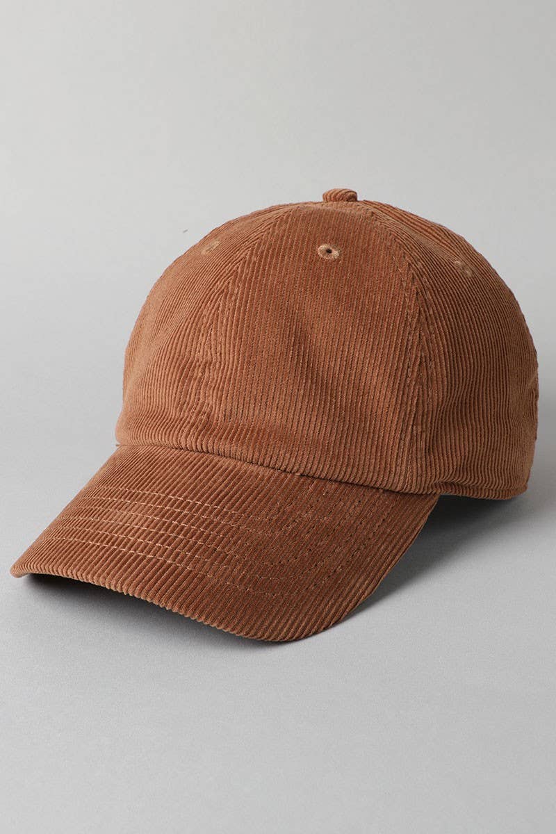 Fashion City - Wholesale Baseball Cap - Women's - Corduroy Adjustable Cotton Baseball Cap Dad Hat6