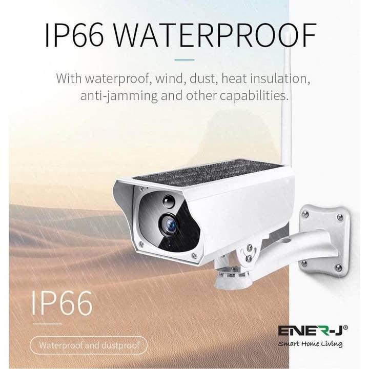ENER-J – wholesale Camera strap – ENERJ Solar Power Wireless Ip Camera 1080p, Ip652