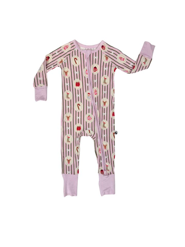 Mini Moon - Wholesale Sleepsuit - Baby - Sugar Plum Lane - Zipper Footie Pajamas2