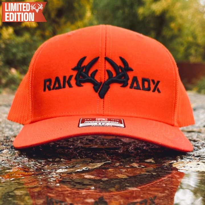 Timber Orange Trucker Hat for wholesale by Rak•Adx Hunting Apparel