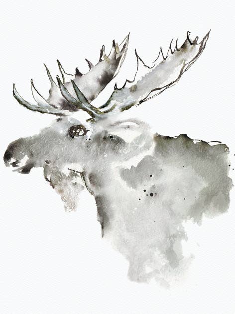 Skogens konge - Tirage d'art en édition limitée pour la vente par Elise Stalder