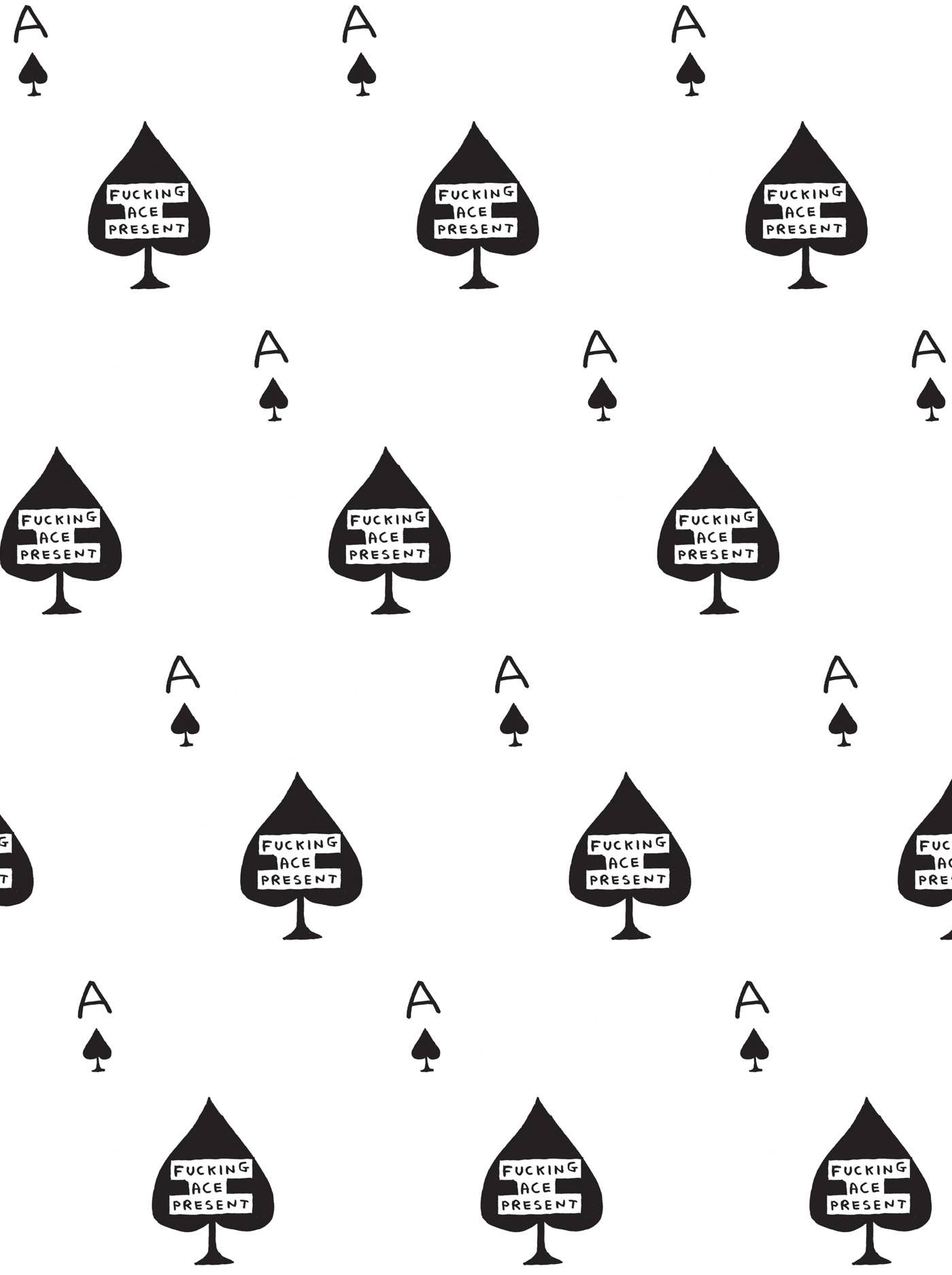 David Shrigley x Brainbox Candy – wholesale Omslagspapper – Roligt Presentpapper - Jävligt Bra - Paket med 2 Vikta Ark1