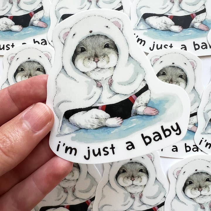 Paper Wilderness - Vendita all'ingrosso Adesivo - Adesivo per criceto Just A Baby2