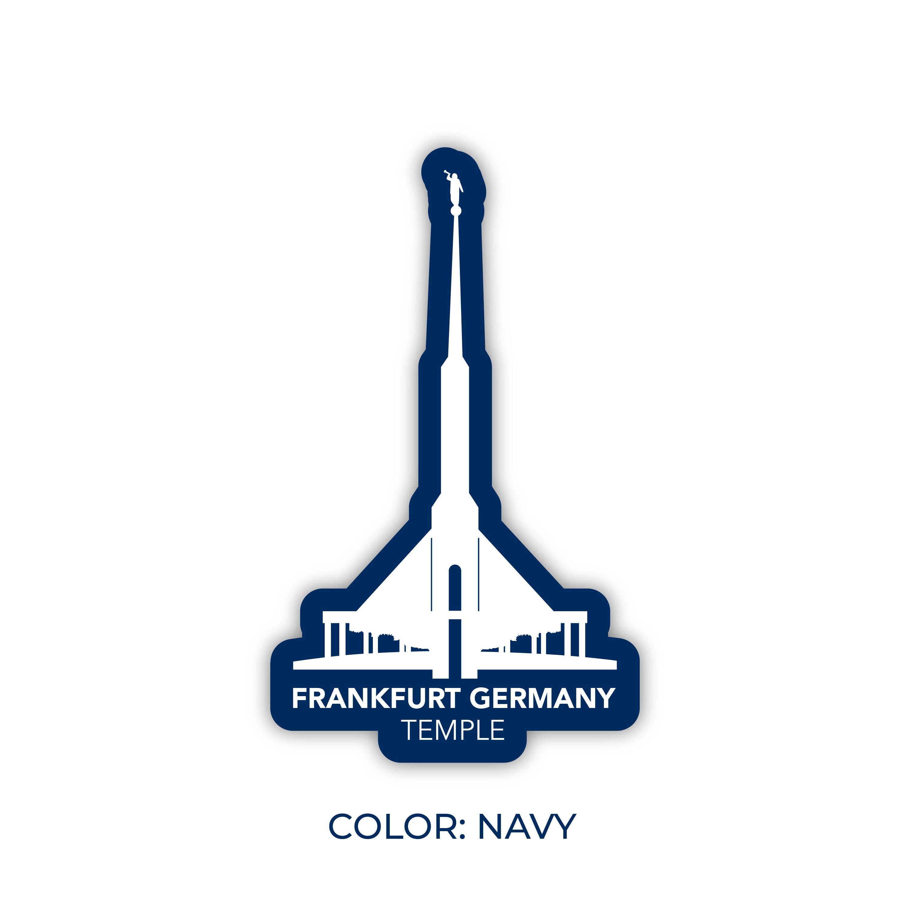 JasmineTreeDesign - Wholesale Sticker - Frankfurt Germany Temple Sticker, Frankfurt Germany Temple2