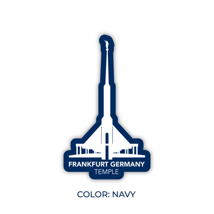 JasmineTreeDesign - Wholesale Sticker - Frankfurt Germany Temple Sticker, Frankfurt Germany Temple2
