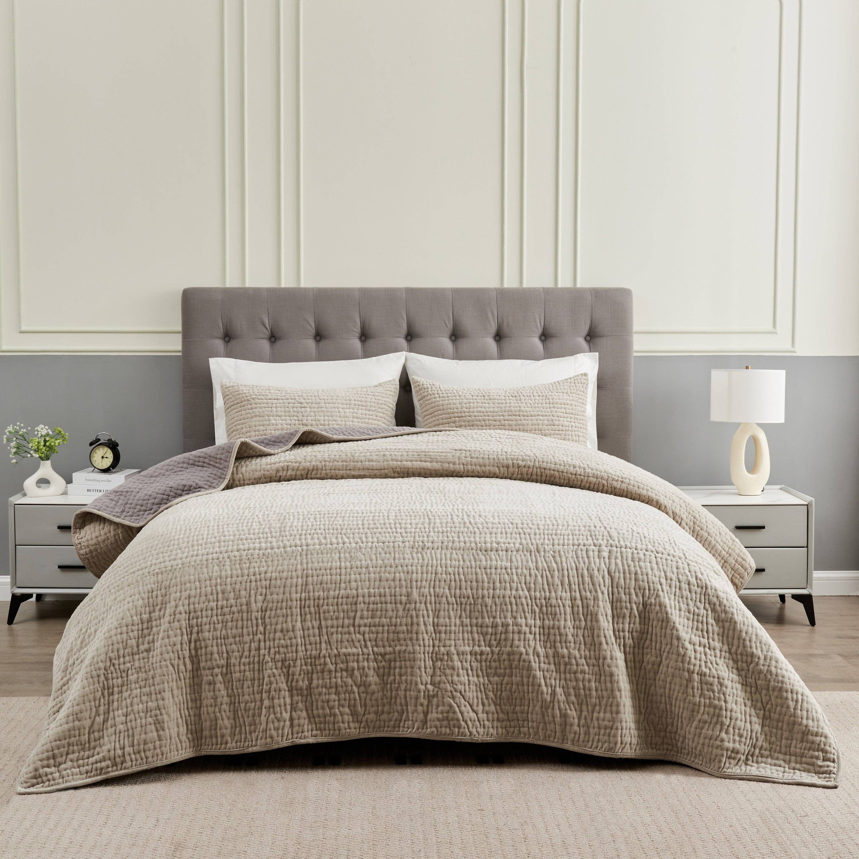 Mélange Home - Wholesale Quilt - Tamara Velvet Quilt Set44