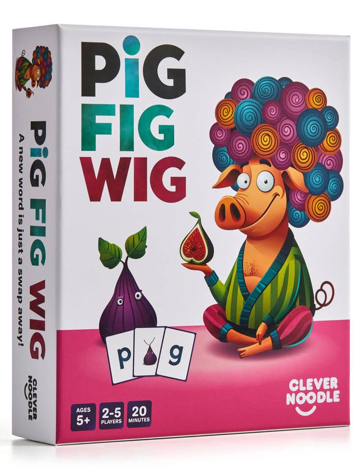 Pig Fig Wig Phonics Reading Game for wholesale by Clever Noodle