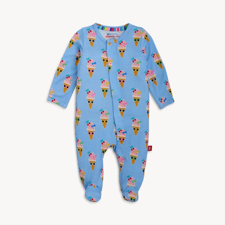 MELT GALA Modal magnetischer Fußstrampler für den Großhandel von Magnetic Me