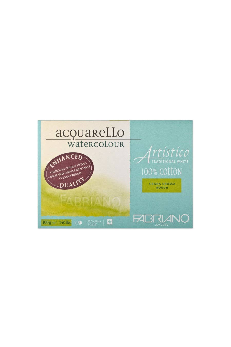 Chartpak, Inc. - Wholesale Sketchbook/Sketchpad - Fabriano Artistico Traditional White Watercolor Block23