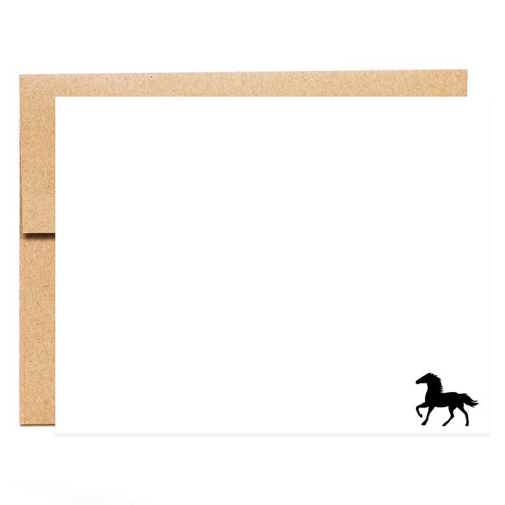 Horse Note Card Set, Equestrian Stationery for wholesale by Jojostudios