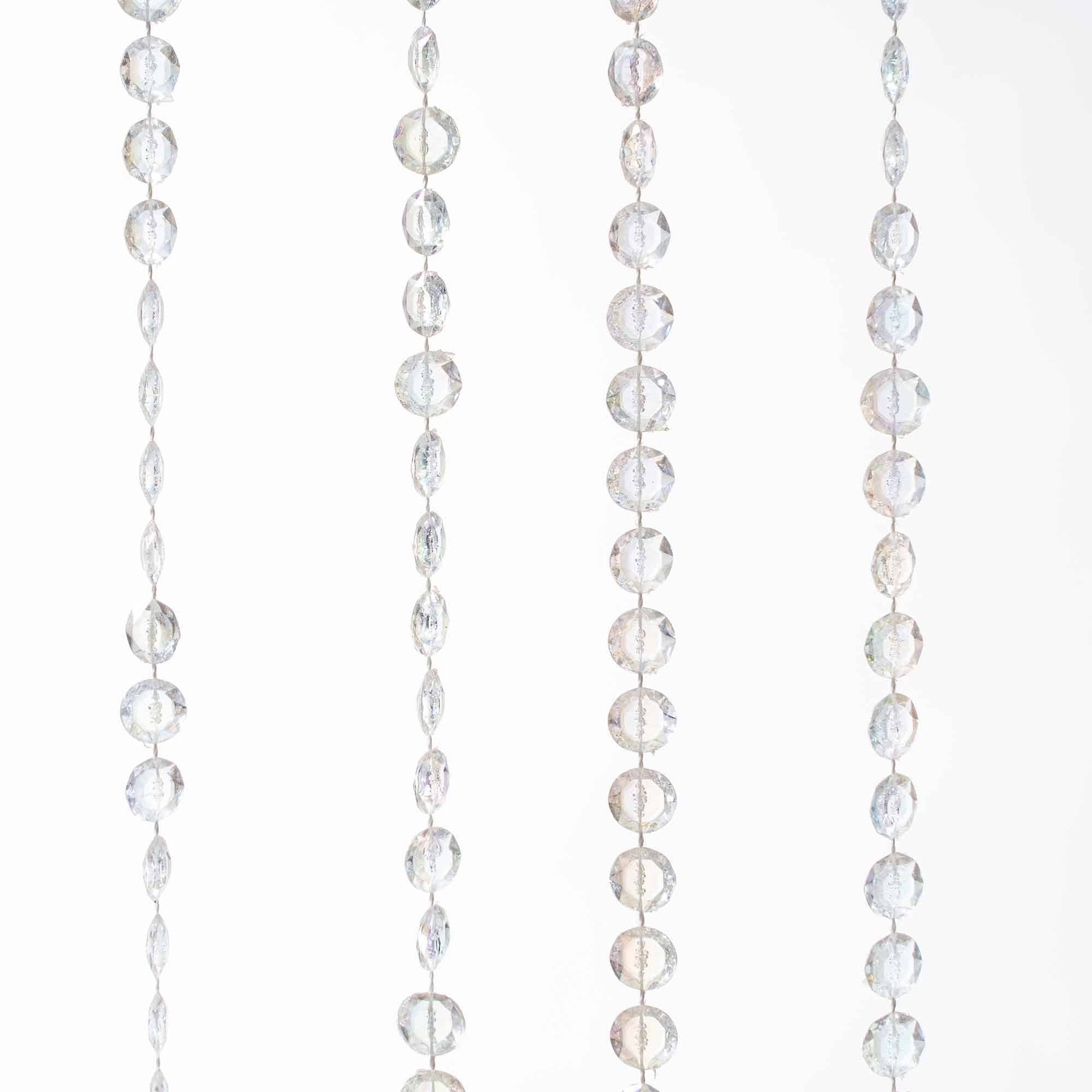 Portofino International Trading, USA - Wholesale Curtain - Crystal Beaded Curtain 35.5" x 71" - Clear Iridescent2