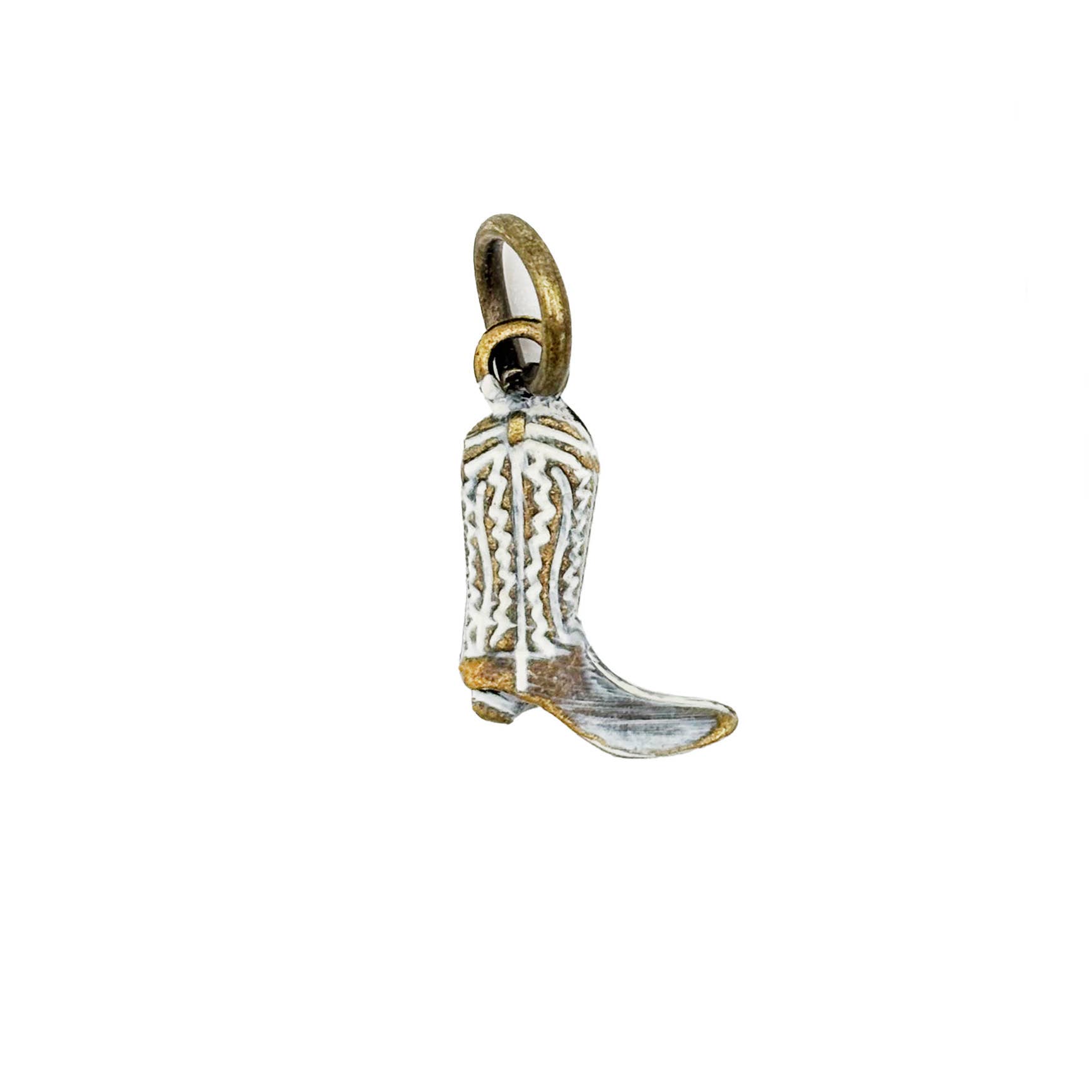 Gleeful Peacock - Wholesale Individual Charm/Pendant - Cowboy Boot Charm (available with Bracelet or Necklace)4