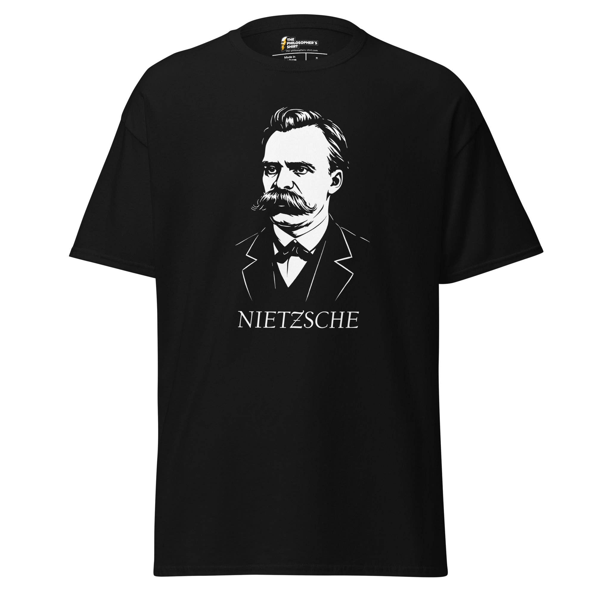 The Philosopher's Shirt – T-shirt estampada - Unissexo por atacado – Nietzsche - T-Shirt Clássica Unissexo0