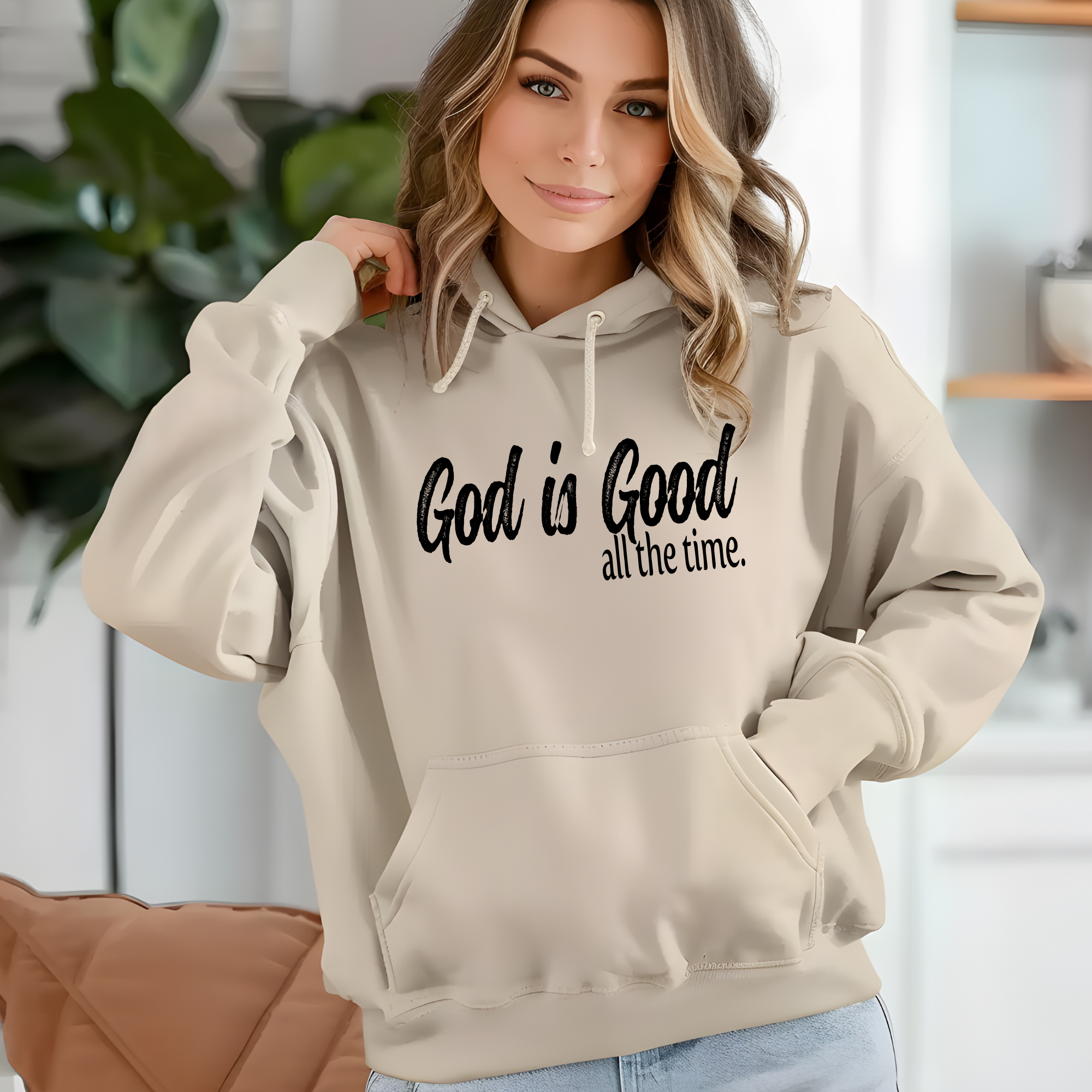 Love Ann Joy Apparel, LLC - Wholesale Hoodie - Women's - God is Good Hooded Bible Verse Christian Sweatshirt5