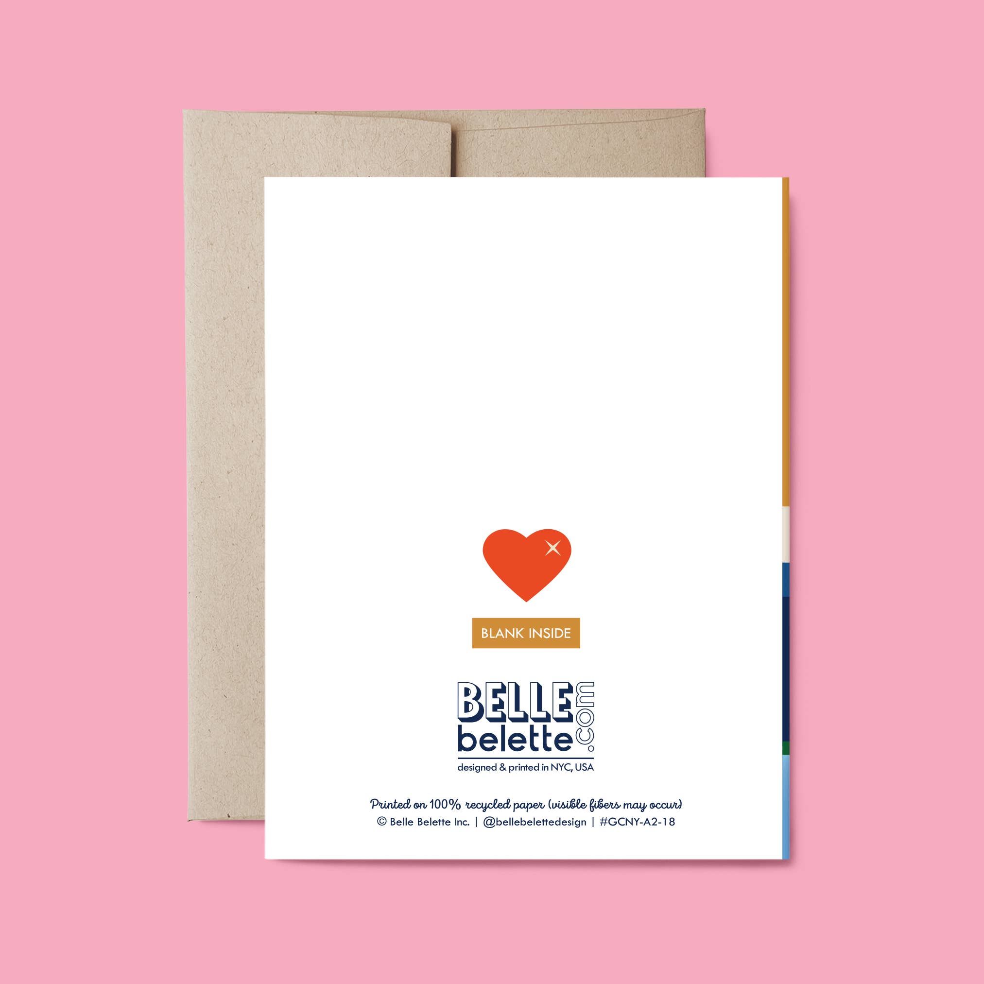 Belle Belette - Wholesale Love Card - I Love Queens New York Greeting Card1
