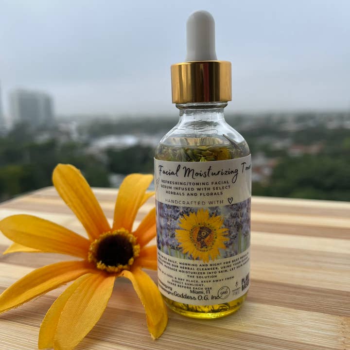 Goddess O.G. Inc - Vente Concentré/sérum pour le visage - Sérum tonique et hydratant pour le visage infusé aux herbes