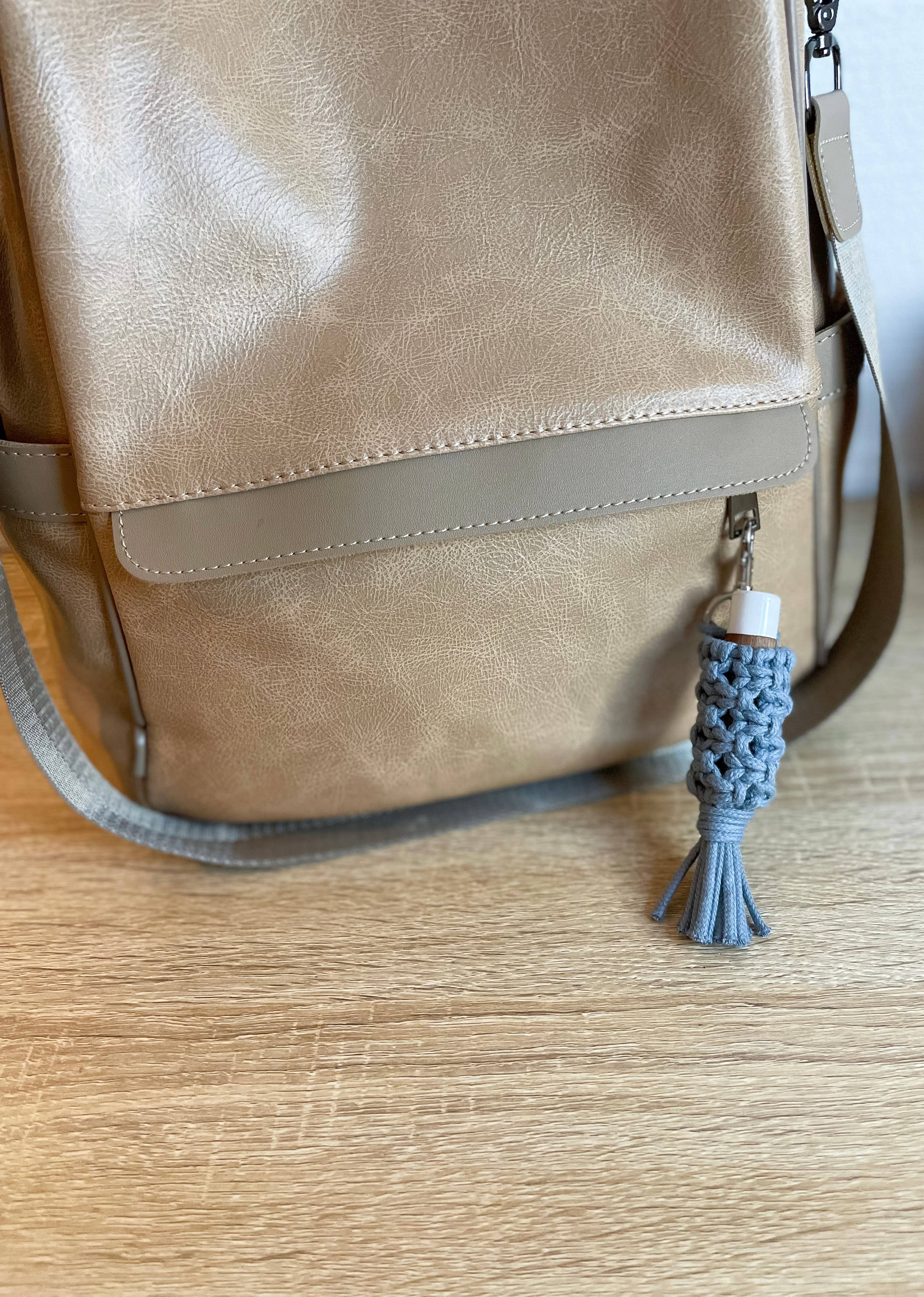 Knotty Mama Studios – wholesale Lip balm case/holder – Macrame Lip Balm Holder3