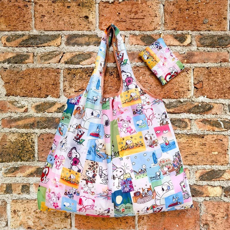 FurDecoration - Vendita all'ingrosso Borsa per shopping/spesa - Borsa della Spesa Ecologica Pieghevole con Stampa Cartoon5