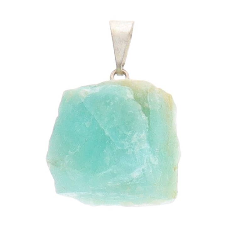 Raw Amazonite Pendant for wholesale by Vives de la Cortada S.L