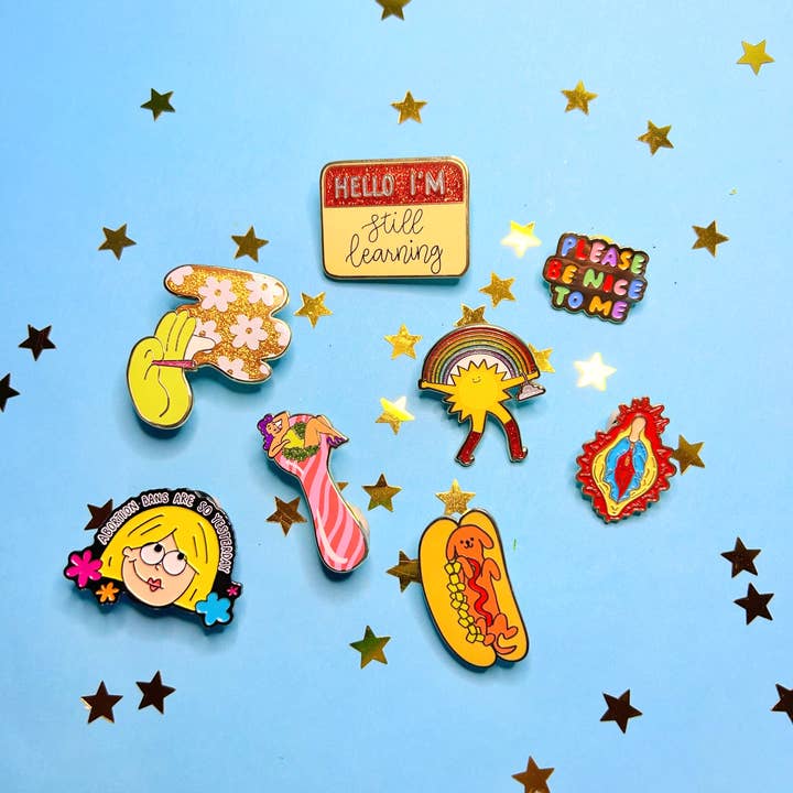 The Peach Fuzz - Wholesale Lapel Pin/Button - Abortion Bans Are So Yesterday Enamel Pin8