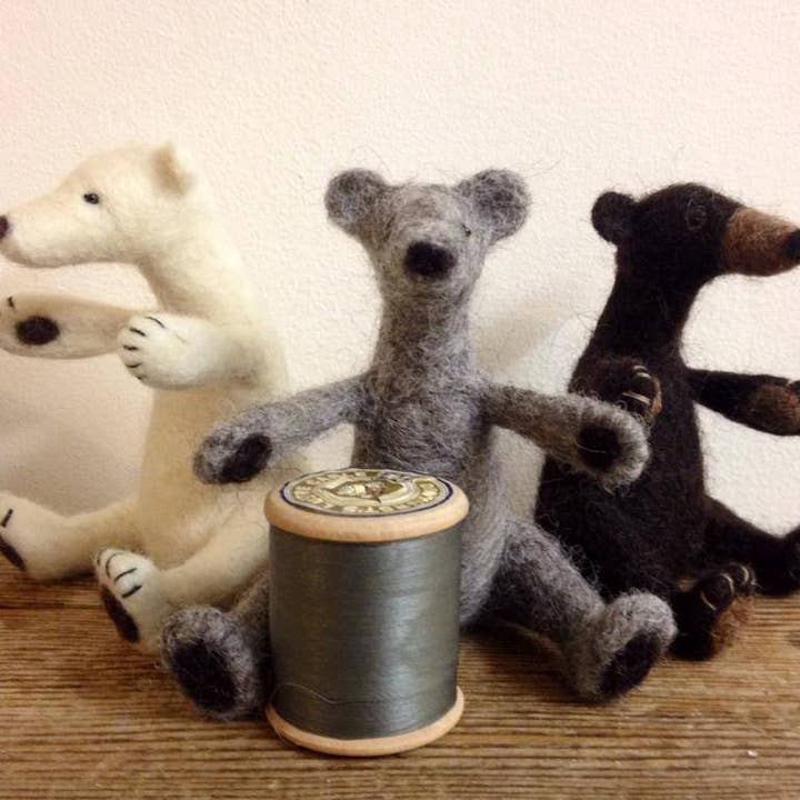 Grey Bear Needle-viltset - ideaal voor beginners voor wholesale door Black Dog & Ginger Cat