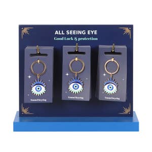 Evil Eye Badge Reel, Evil Eye Gift, Protection Badge Reel