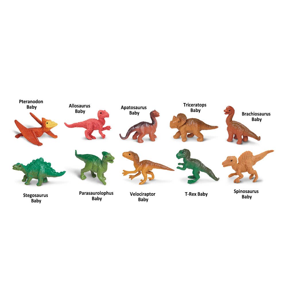Safari Ltd. - Wholesale Figurine Toy - Kids - Dino Babies TOOB® - 6801042