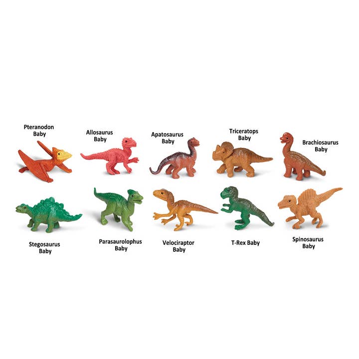 Safari Ltd. - Wholesale Figurine Toy - Kids - Dino Babies TOOB® - 6801042
