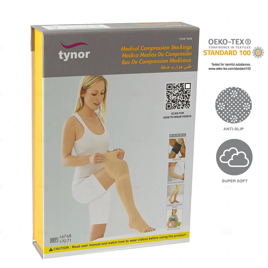 Tynor – wholesale Fashion leggings – Women's – Medical Compression Stockings Class 2 (Knee High) (22 - 32 mmHg)7