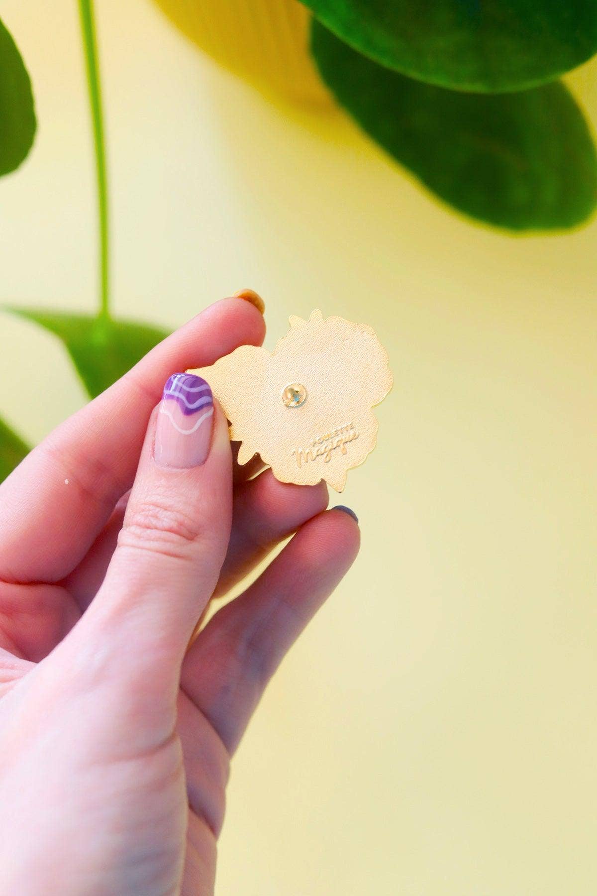 Poulette Magique - Wholesale Lapel Pin/Button - Maternity - Pin's ex-voto flowers4