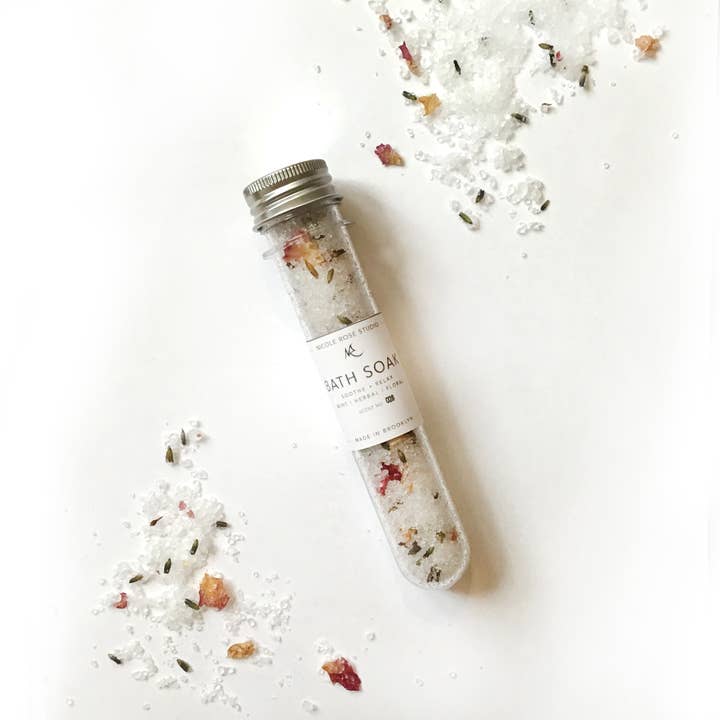 Bath Soak Single Use Shooter for wholesale by Nicole Rose Studio