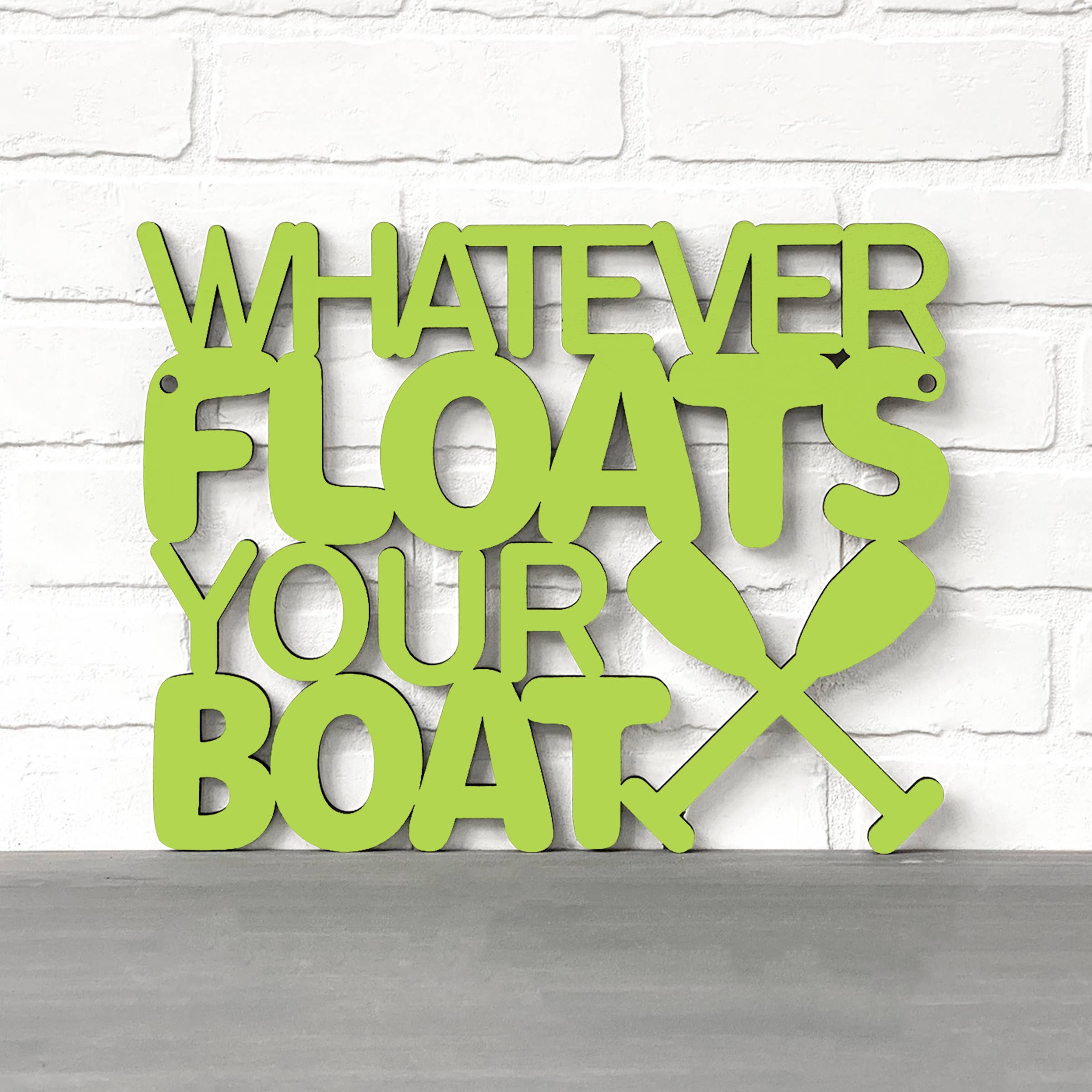 Spunky Fluff - Wholesale Sign - Whatever Floats Your Boat Cute Wood Lake House Decor9