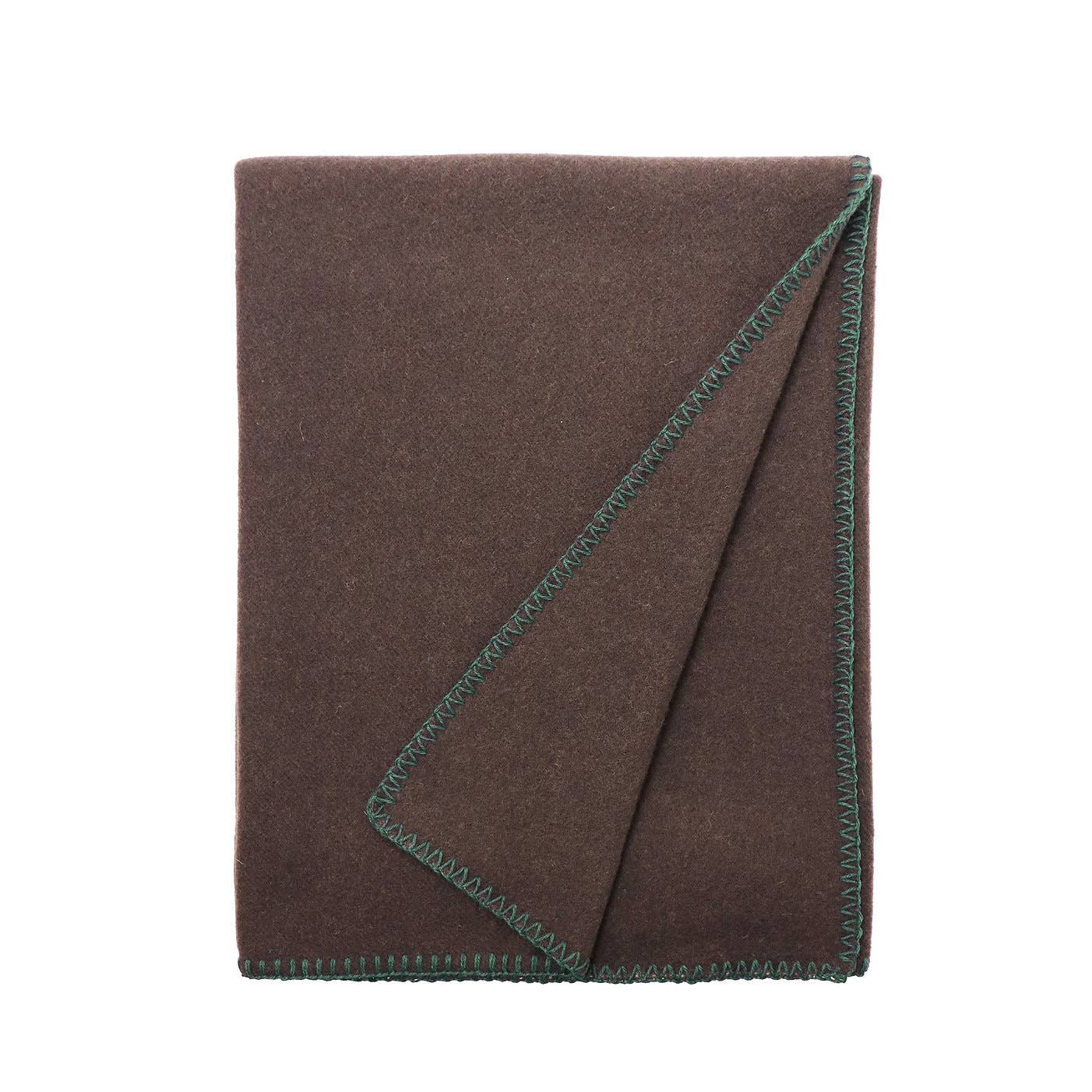Giardino Segreto - Wholesale Throw Blanket - Pure Wool Blanket PUNTO CAVALLO | Brown - Holly