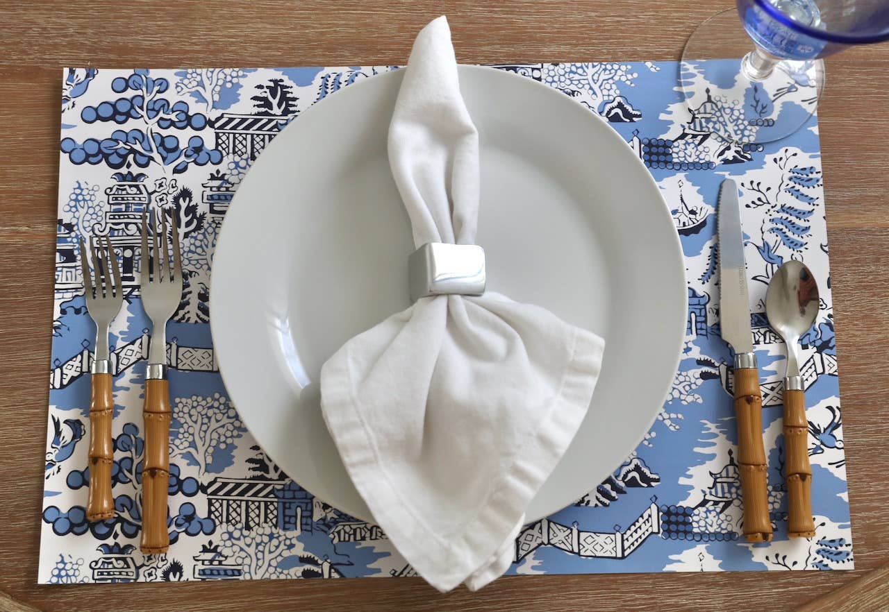 Casa Courant - Wholesale Disposable Placemat - Everyday paper placemats- PagodaMulti3