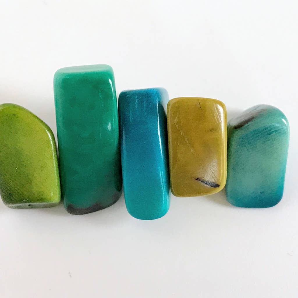 Belart Fair Trade - Vendita all'ingrosso Collana con ciondolo/pendaglio - Collana Tagua Ojete e Slice Chia5