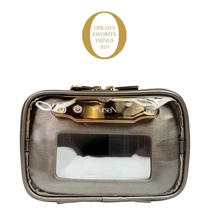 LITTMINI • Lighted Mirror Case • Bronze for wholesale by PurseN (new)