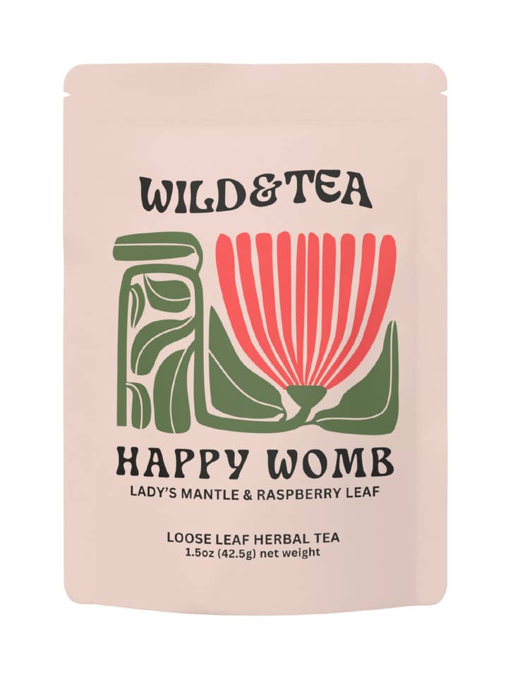 Happy Womb Herbal Tea for wholesale by Wild & Tea