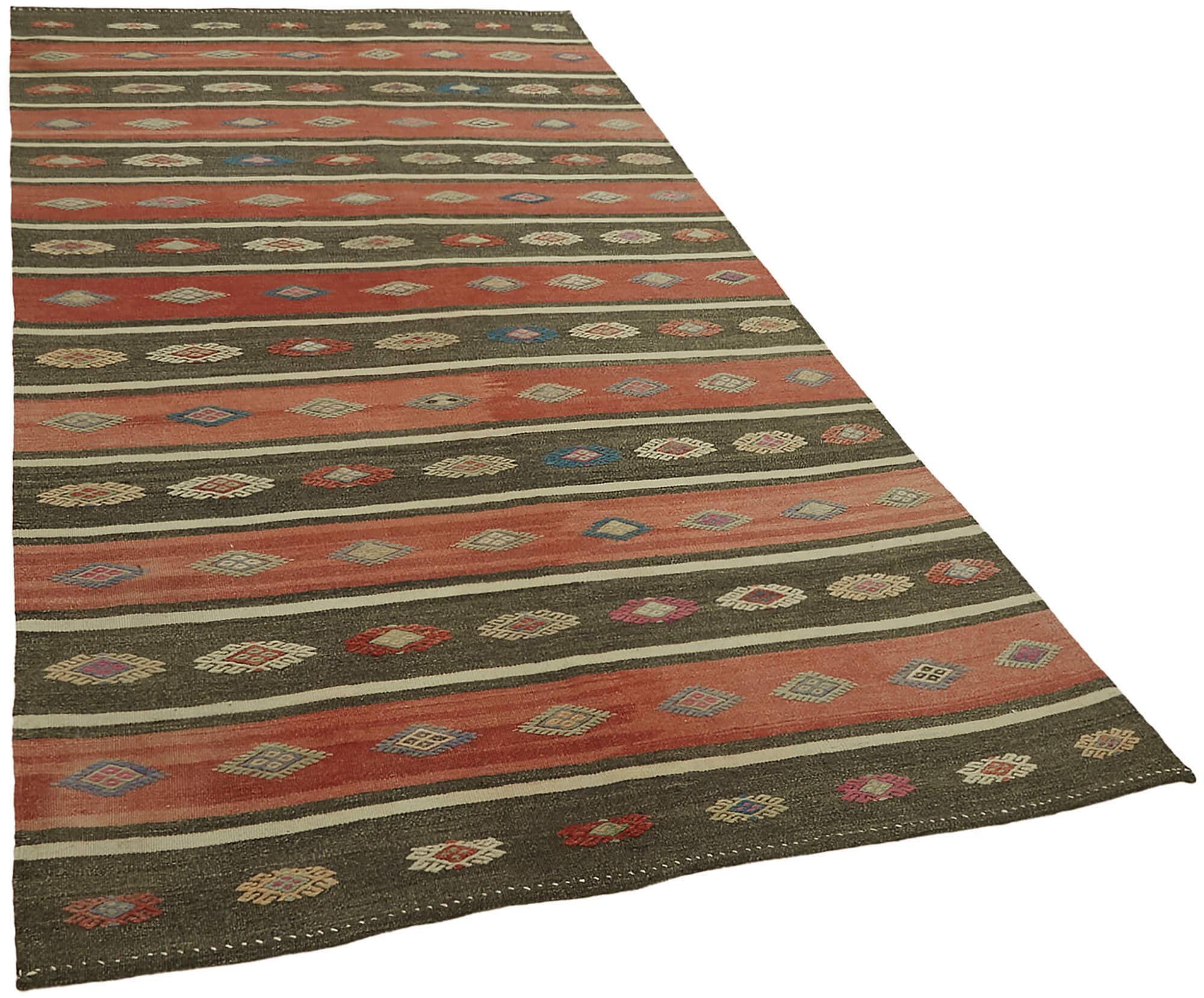 RUG N CARPET - Wholesale Area Rug - 5x9 Multicolor Oriental Kilim Rug - 459511