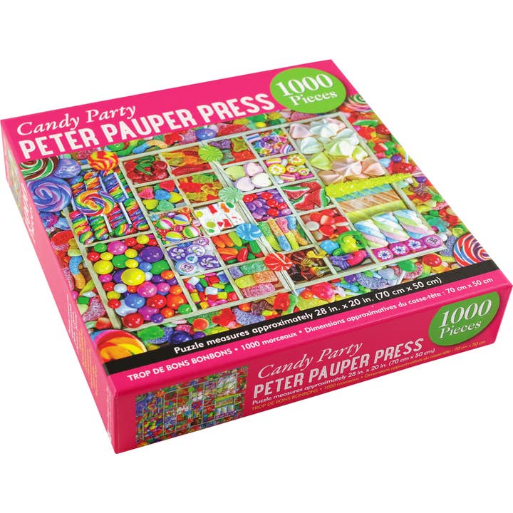 Peter Pauper Press - Wholesale Puzzle - Adult - Candy Party 1000 Piece Jigsaw Puzzle